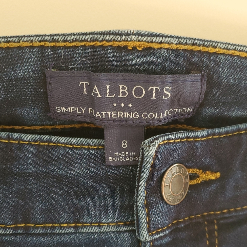 Talbots Simply Flattering Dark Blue Jeans